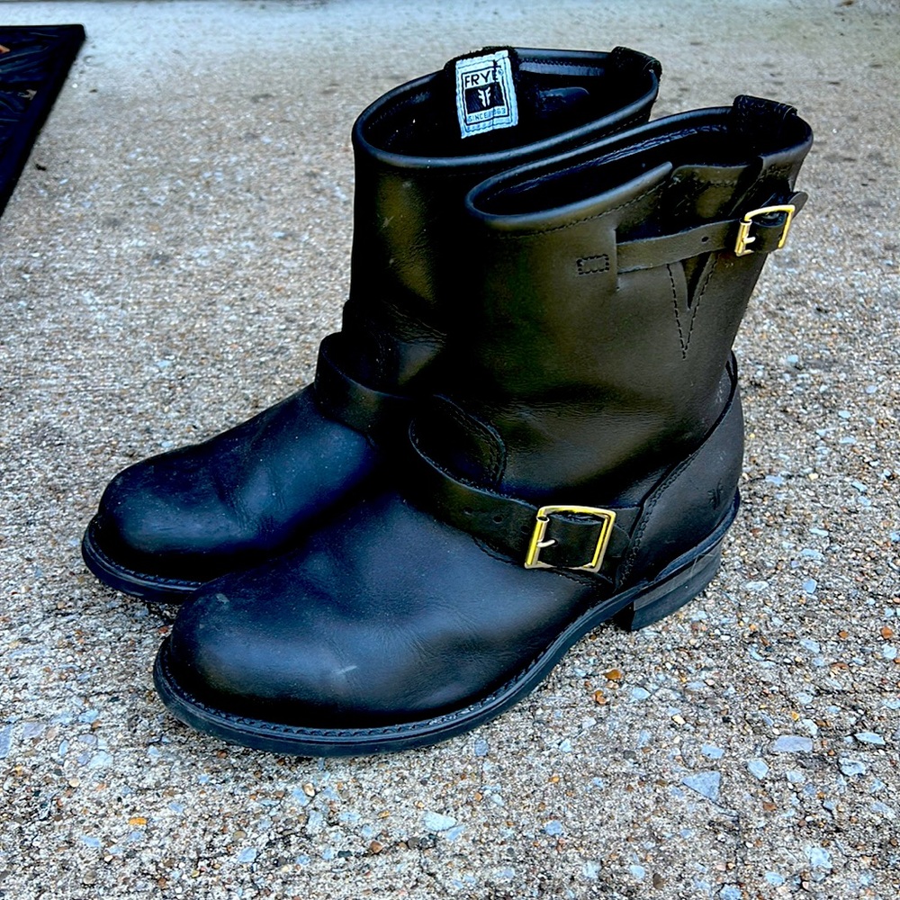 Frye Engineer Motorcycle Boots Women’s Size 10